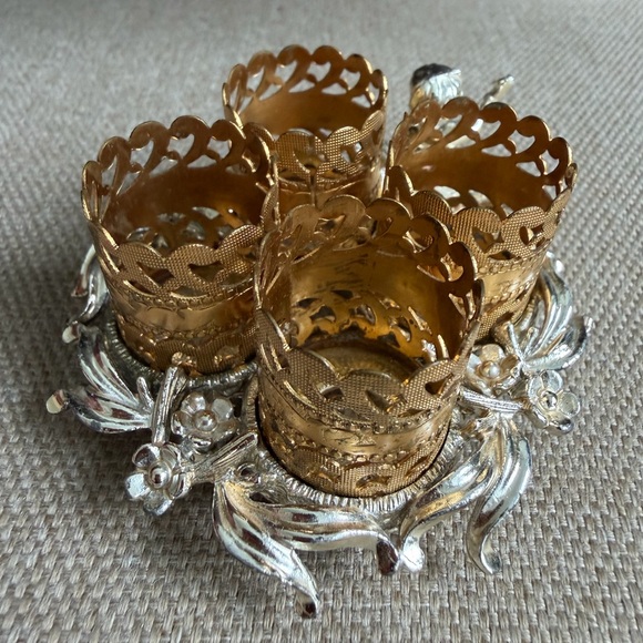 VTG Sam Fink SF Boy with Guitar Filigree 4 Lipstick Holder - Picture 5 of 10